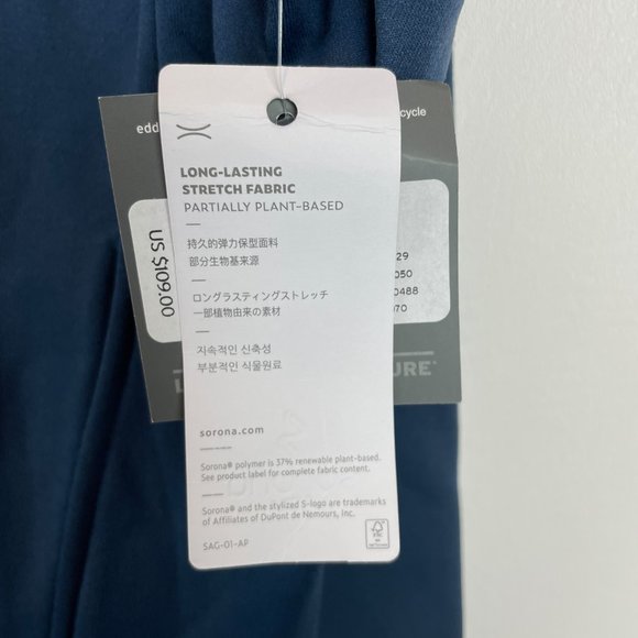 Eddie Bauer Outpace Storm HZ Mock 1/2-Zip Blue First Ascent XL - Picture 7 of 11